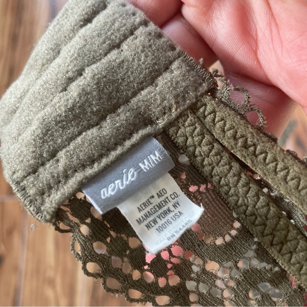 Aerie Wildflower Lace Padded Halter Bralette Size M - Picture 10 of 12